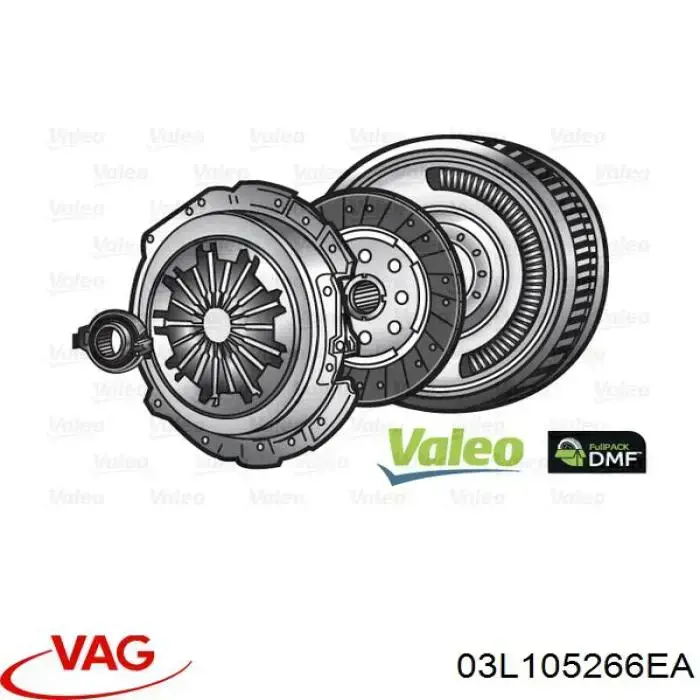 03L105266EA VAG Volante bimasa original y equivalente