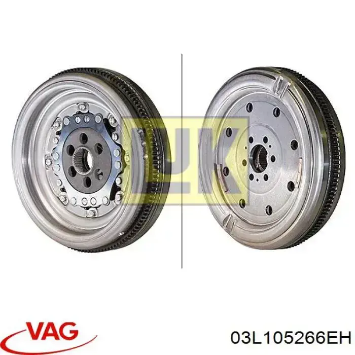 Маховик двигателя VAG 03L105266EH цена, от 243.49 USD