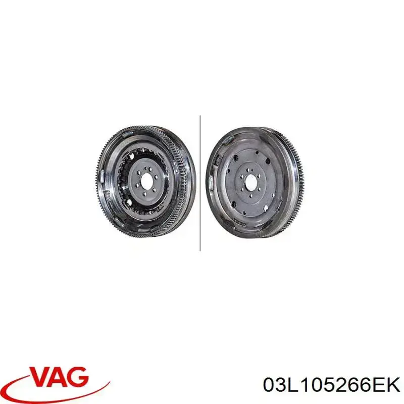 Купить 03L105266EK VAG Маховик с зубчатым ободом