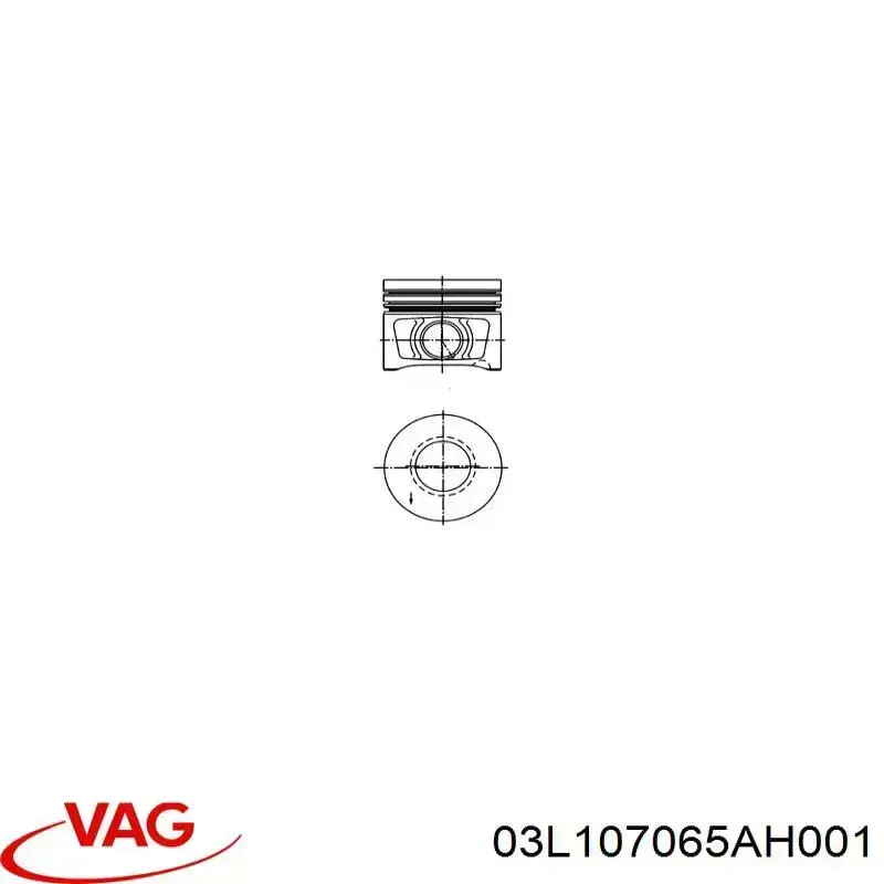 Поршень в сборе VAG 03L107065AH001 цена, от 63.98 USD