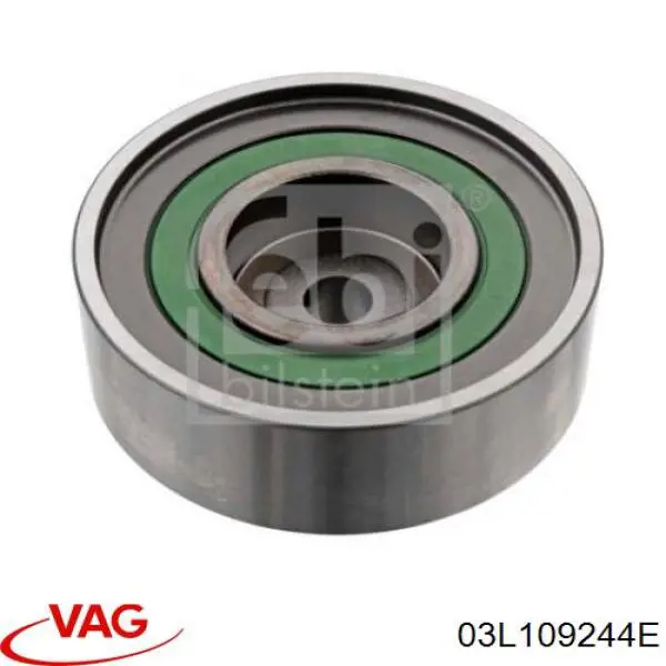 Обводной ролик ремня ГРМ VAG 03L109244E цена, от 25.30 USD
