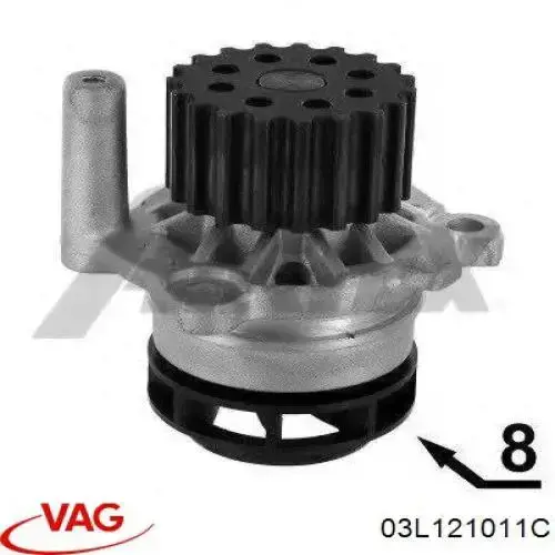 Купить 03L121011C VAG Насос охлаждения