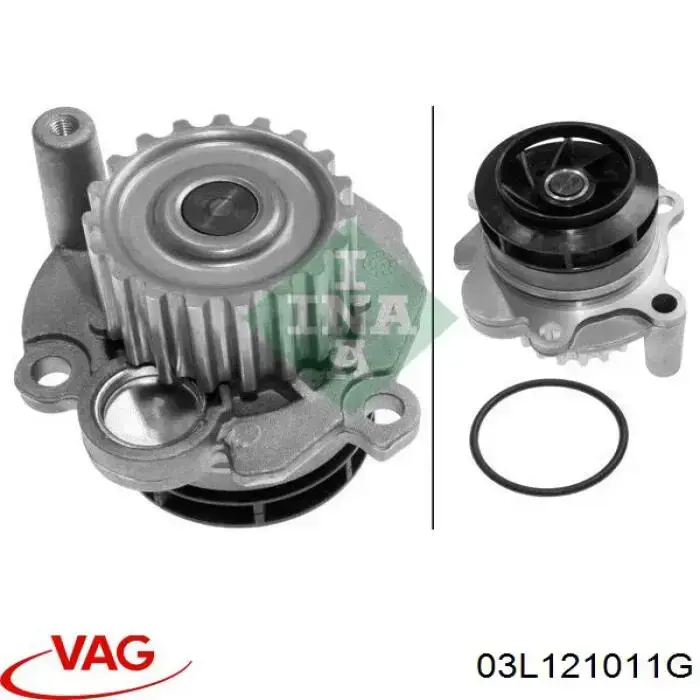 Купить 03L121011G VAG Насос охлаждения