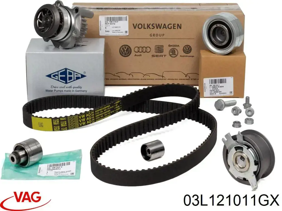 Купить 03L121011GX VAG Насос охлаждения