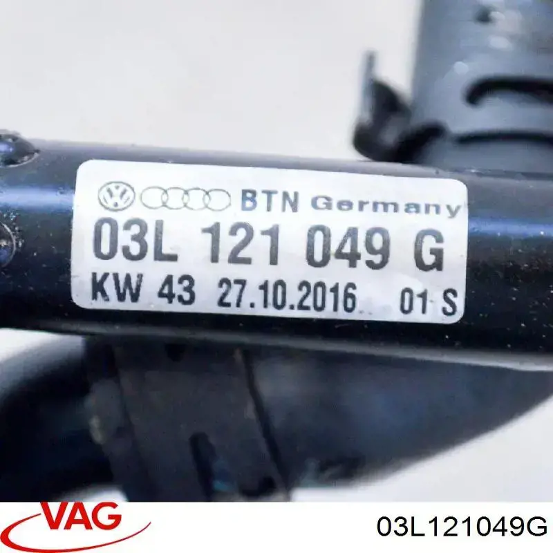 Патрубок системы охлаждения 03L121049G Rotweiss