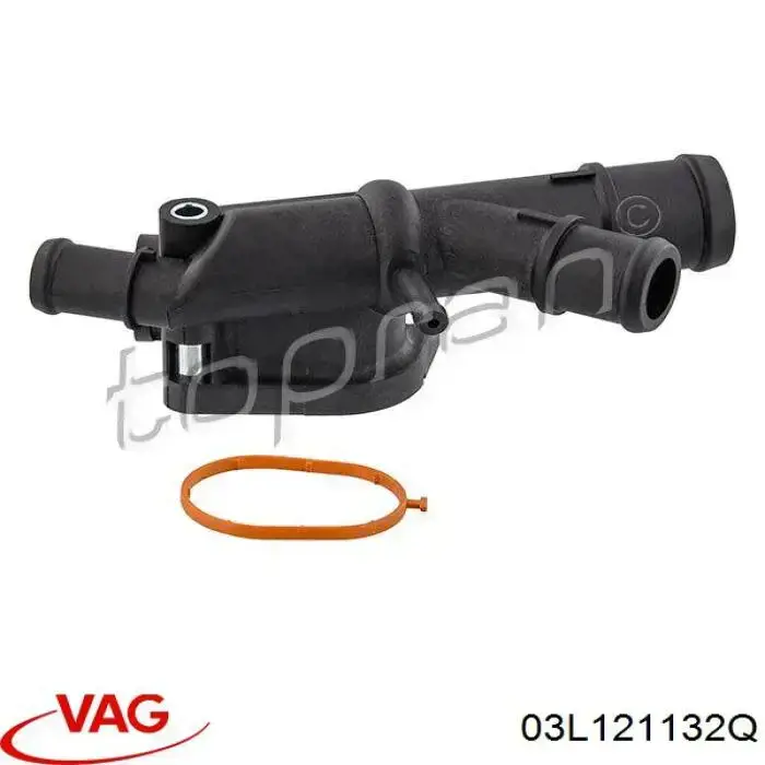 Фланец системы охлаждения 03L121132Q VAG