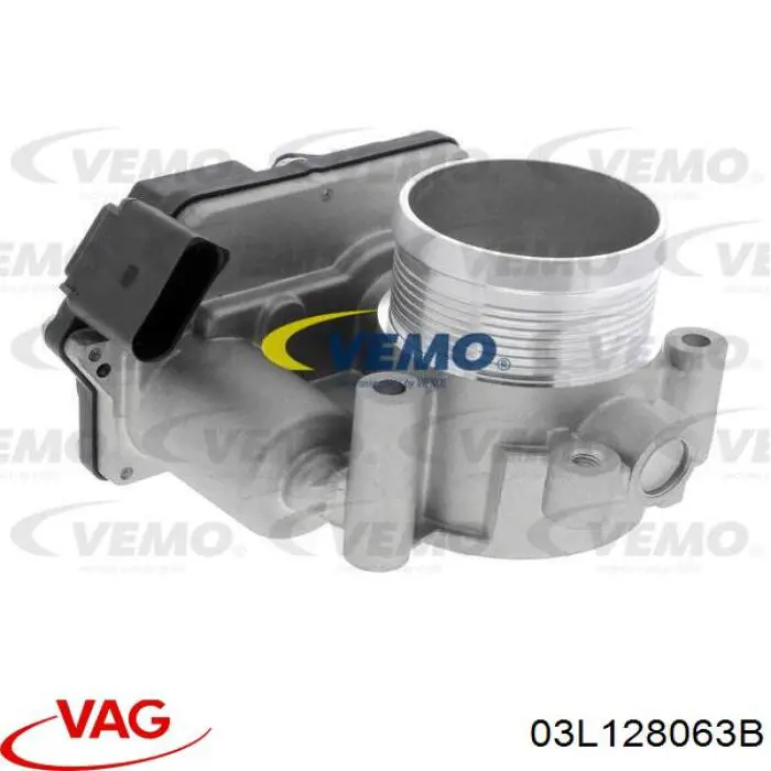 03L128063B VAG Válvula de borboleta montada