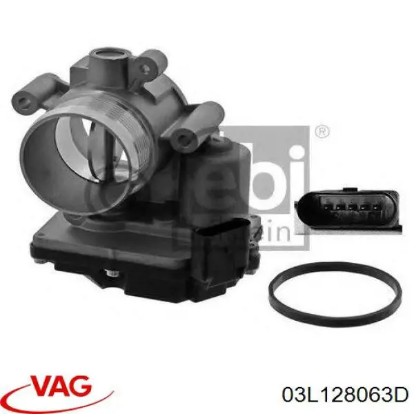 Válvula de borboleta montada 03L128063D VAG