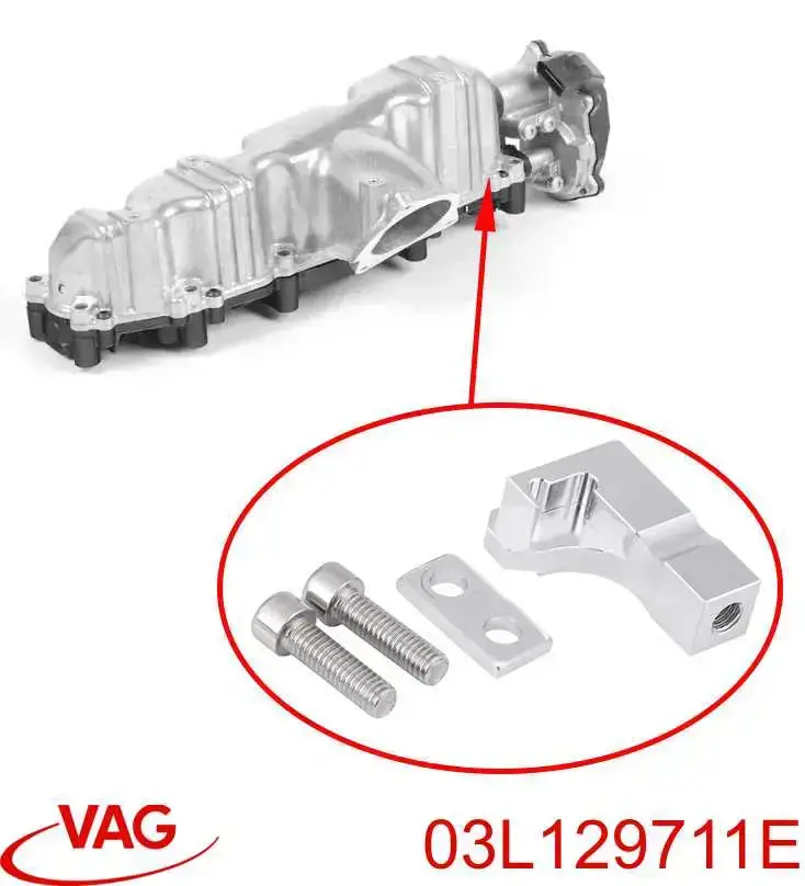 Tubo coletor de admissão VAG 03L129711E preço, a partir de 125,48 USD