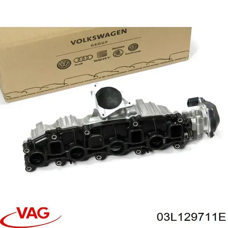 Tubo coletor de admissão 03L129711E VAG