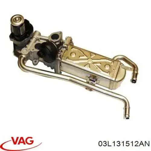 Радиатор системы EGR рециркуляции выхлопных газов VAG 03L131512AN цена, от 92.66 USD