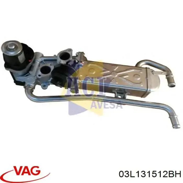 Купить 03L131512BH VAG Радиатор системы EGR
