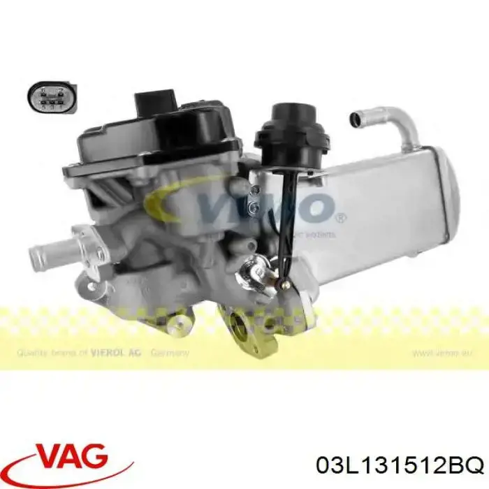 Радиатор системы рециркуляции ОГ VAG 03L131512BQ