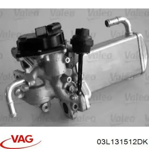 Радиатор системы EGR рециркуляции выхлопных газов VAG 03L131512DK цена, от 251.59 USD
