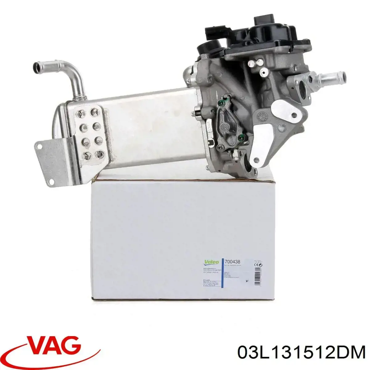03L131512DM VAG радиатор системы egr рециркуляции выхлопных газов