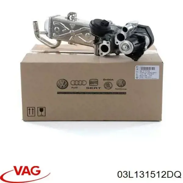 Радиатор системы EGR рециркуляции выхлопных газов VAG 03L131512DQ цена, от 50.68 USD