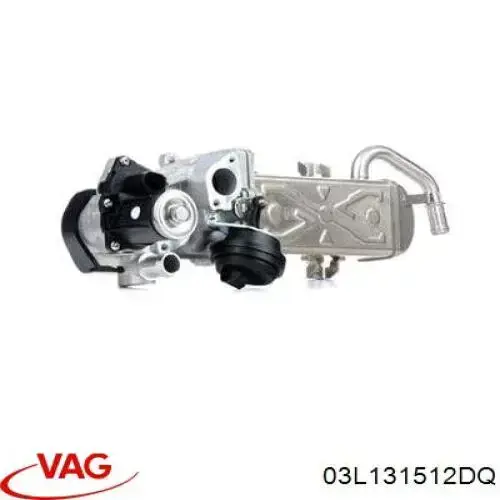 Enfriador EGR de recirculación de gases de escape 03L131512DQ VAG