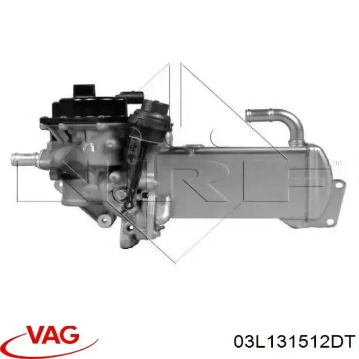 Радиатор системы EGR рециркуляции выхлопных газов VAG 03L131512DT цена, от 174.53 USD