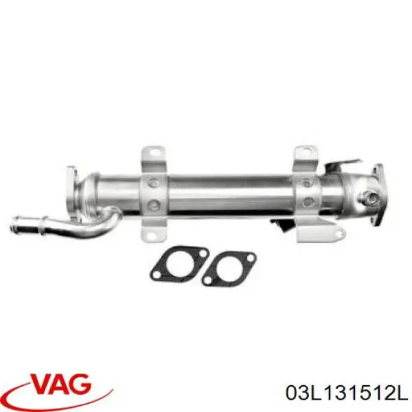 Радиатор системы рециркуляции ОГ VAG 03L131512L