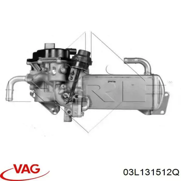 Радиатор системы EGR рециркуляции выхлопных газов VAG 03L131512Q цена, от 251.51 USD