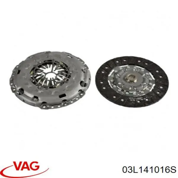 Купить 03L141016S VAG Комплект сцепления (диск, корзина, подшипник)