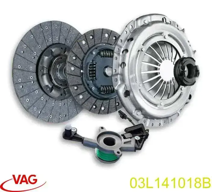 03L141018B VAG kit de embraiagem (3 peças)