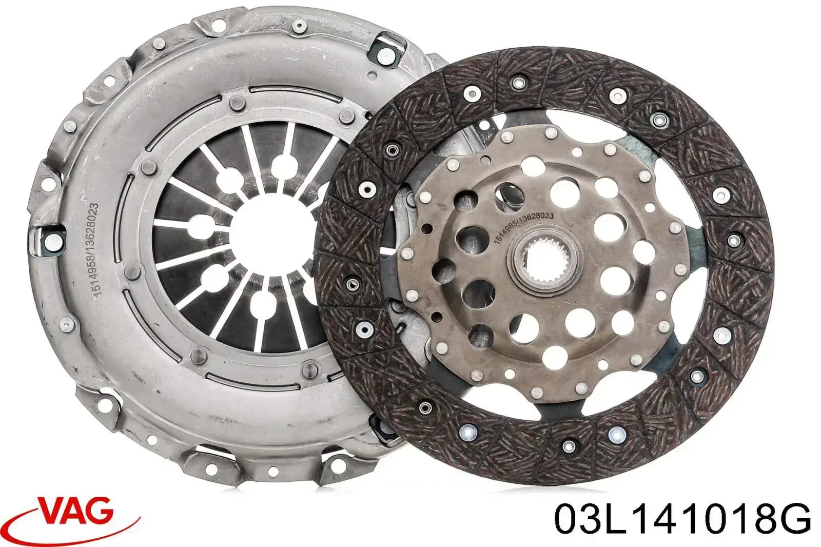 Комплект сцепления (3 части) VAG 03L141018G цена, от 217.30 USD