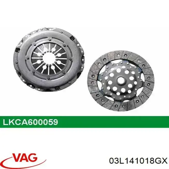 Комплект сцепления (3 части) VAG 03L141018GX цена, от 265.36 USD