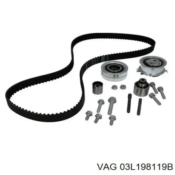ГРМ ремни, комплект VAG 03L198119B цена, от 141.43 USD