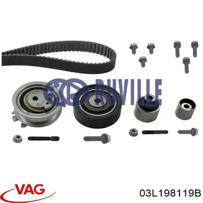 Купить 03L198119B VAG Комплект ГРМ