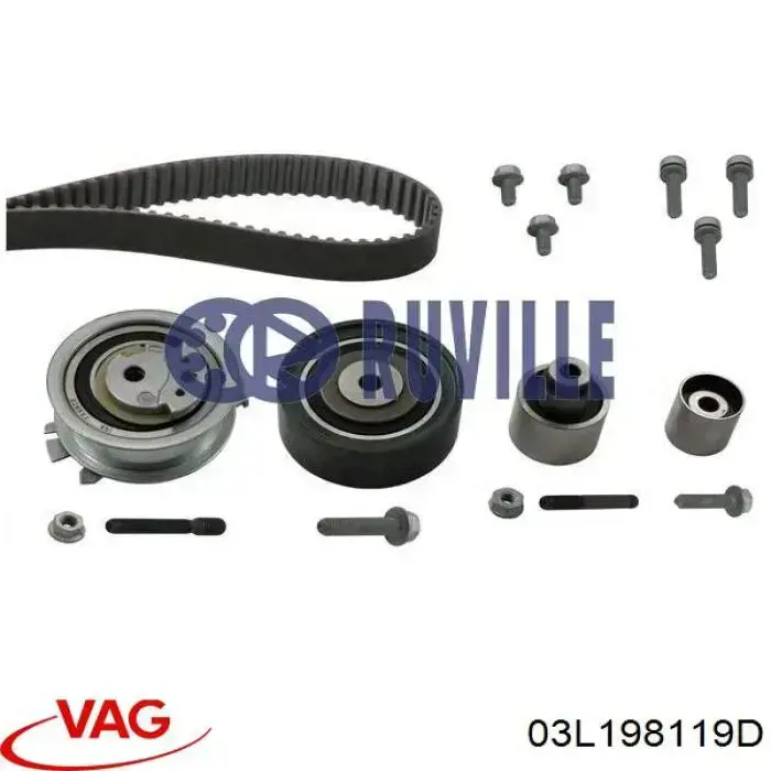 Комплект ГРМ 03L198119D VAG