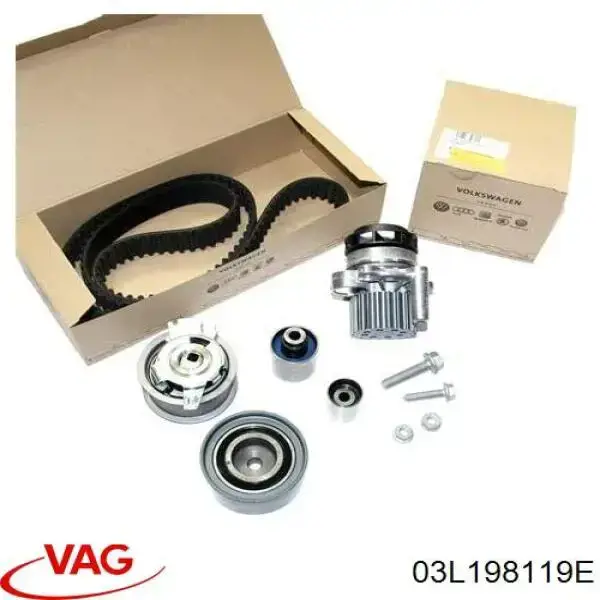 ГРМ ремни, комплект VAG 03L198119E цена, от 162.89 USD