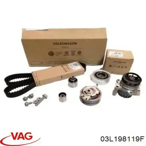 ГРМ ремни, комплект VAG 03L198119F цена, от 272.38 USD