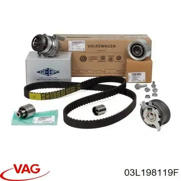 Комплект ГРМ 03L198119F VAG