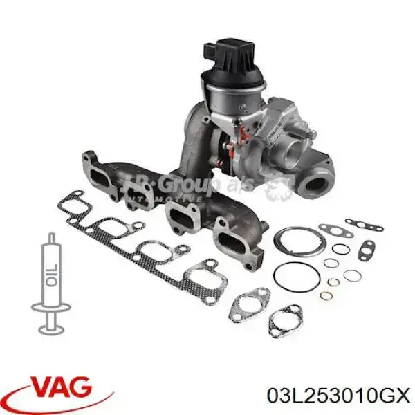 Турбонагнетатель VAG 03L253010GX цена, от 657.20 USD