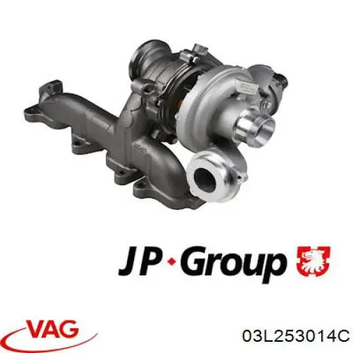 Турбонагнетатель VAG 03L253014C цена, от 409.22 USD