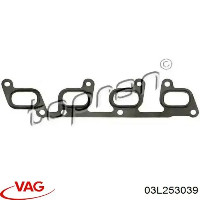 Прокладка коллектора выпускного VAG 03L253039 цена, от 7.81 USD