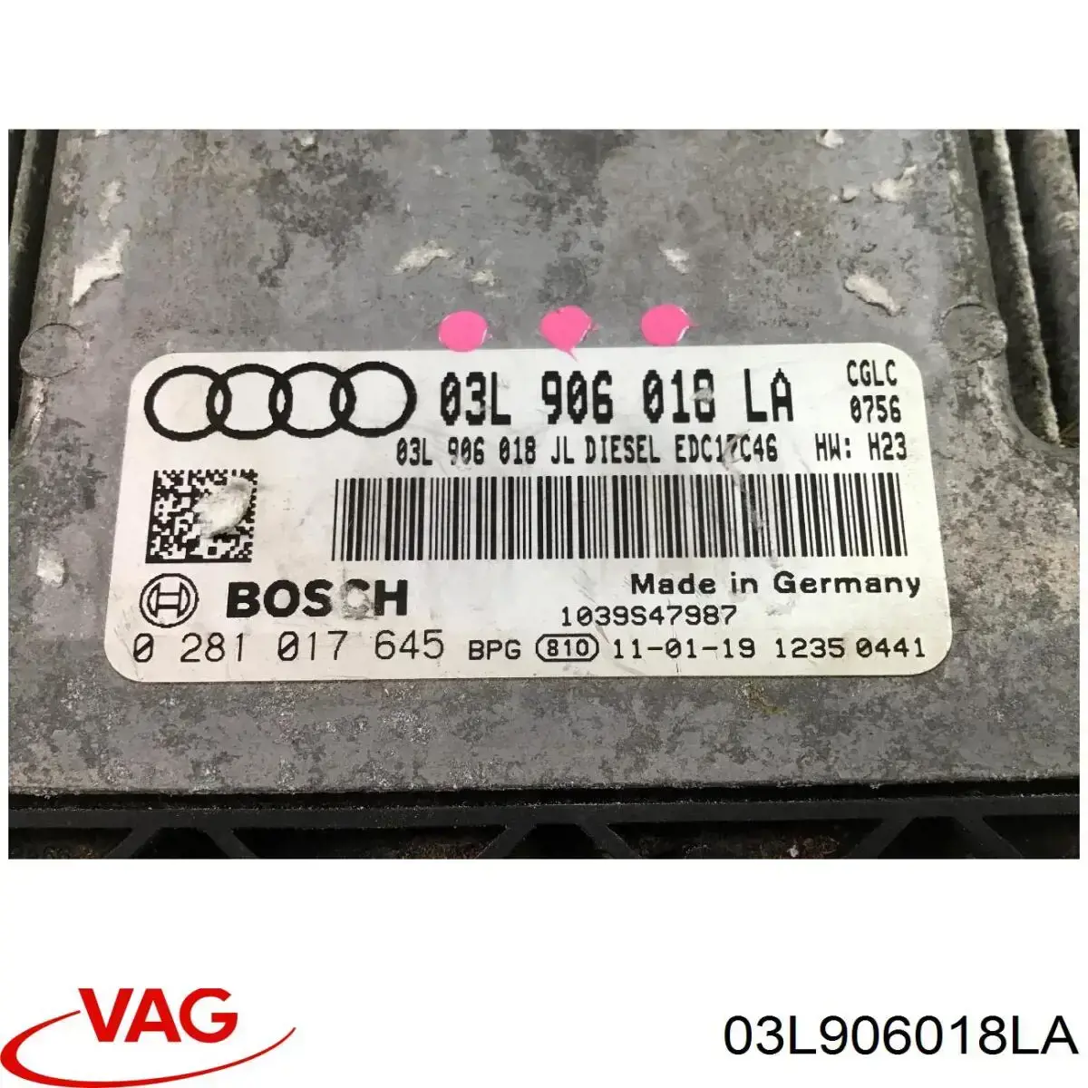 ЭБУ двигателем VAG 03L906018LA цена, от 56.88 USD