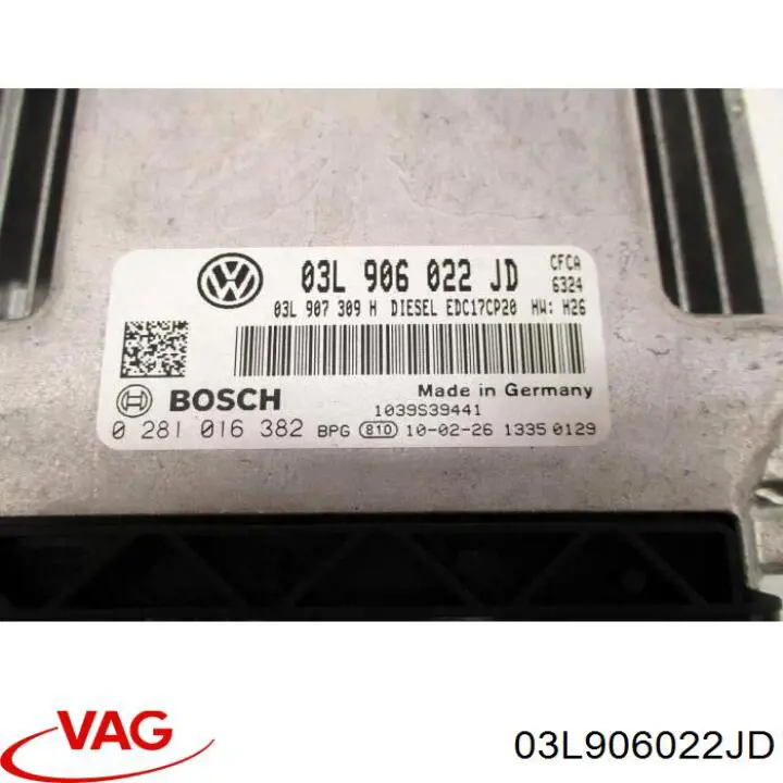 03L906022JD VAG Мозги двигателя