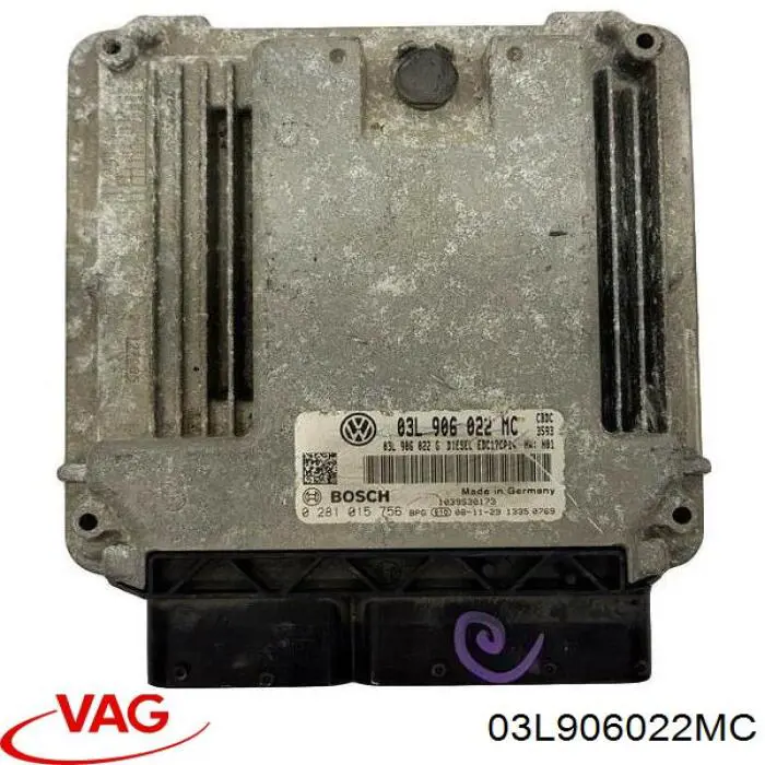 03L906022MC VAG Мозги двигателя