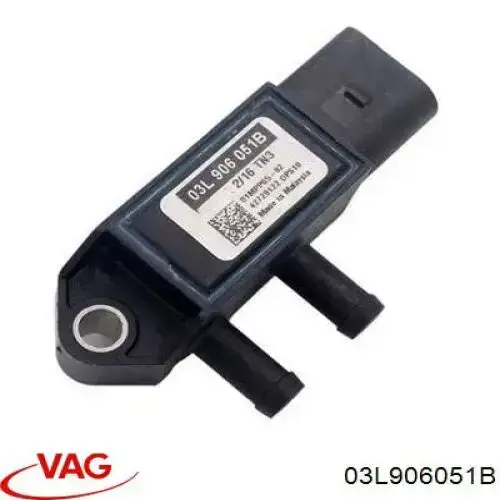 Датчик давления выхлопных газов 03L906051B VAG