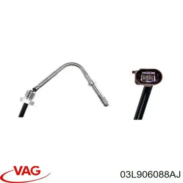 03L906088AJ VAG Датчик температуры отработавших газов (ОГ), перед сажевым фильтром