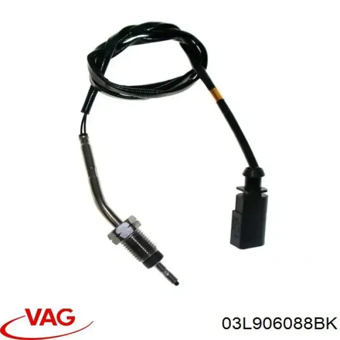 03L906088BK VAG sensor de temperatura dos gases de escape (ge, antes de turbina)