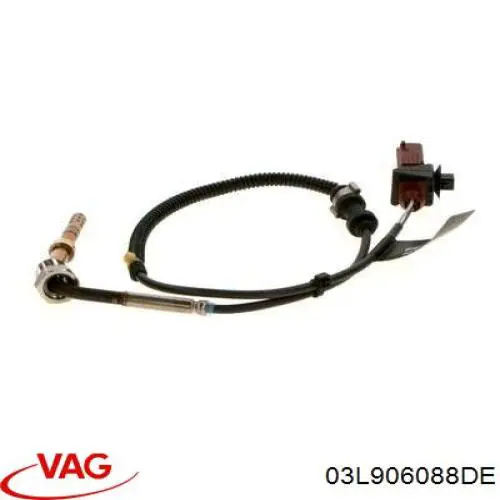 Датчик температуры выхлопных газов перед сажевым фильтром VAG 03L906088DE цена, от 36.68 USD
