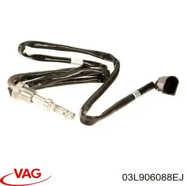 03L906088EJ VAG sensor de temperatura dos gases de escape (ge, antes de turbina)