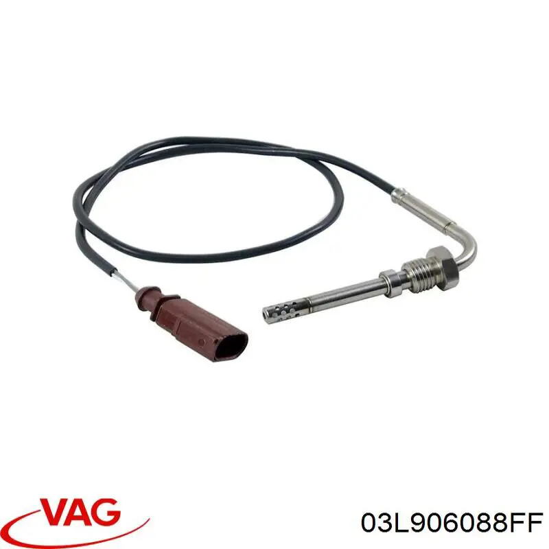 Датчик температуры выхлопных газов перед сажевым фильтром VAG 03L906088FF цена, от 72.82 USD