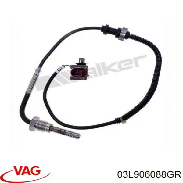 03L906088GR VAG Датчик температуры отработавших газов (ОГ), перед сажевым фильтром