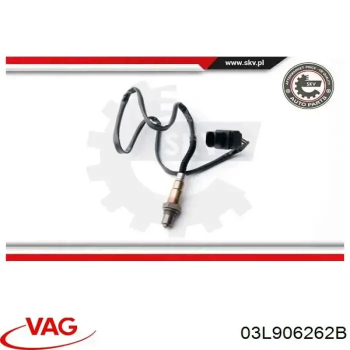 Датчик кислорода до катализатора 03L906262B VAG