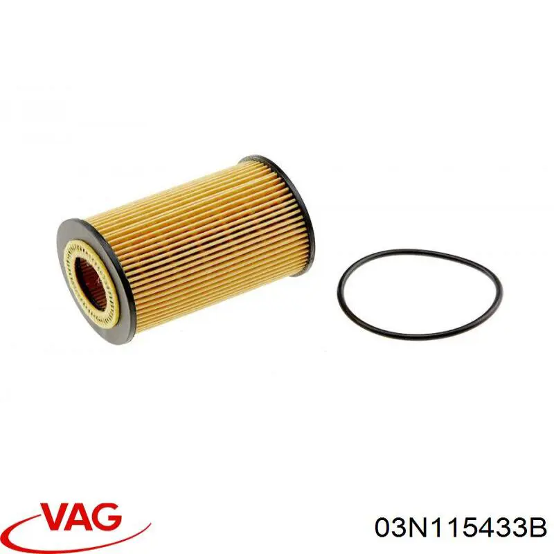 03N115433B VAG tampa do filtro de óleo