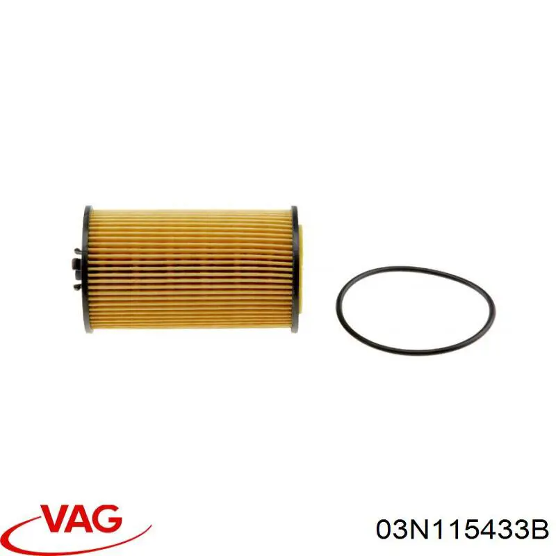 Tapa de filtro de aceite 03N115433B VAG/Skoda